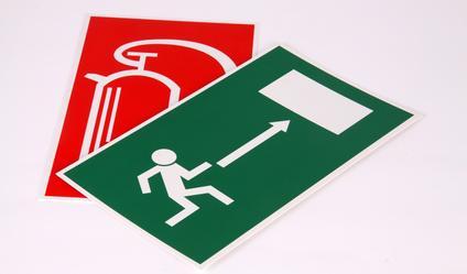 Ausbildung zum Evakuierungshelfer Beschilderung Flucht- und Rettungsweg