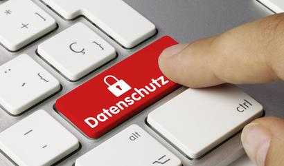 Tastatur mit Schriftzug "Datenschutz"