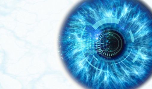 Netzhaut-Screening für Ihre Gesundheit Nahaufnahme Auge